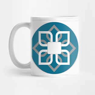 Geode Blockchain Mandala Logo Teal Mug